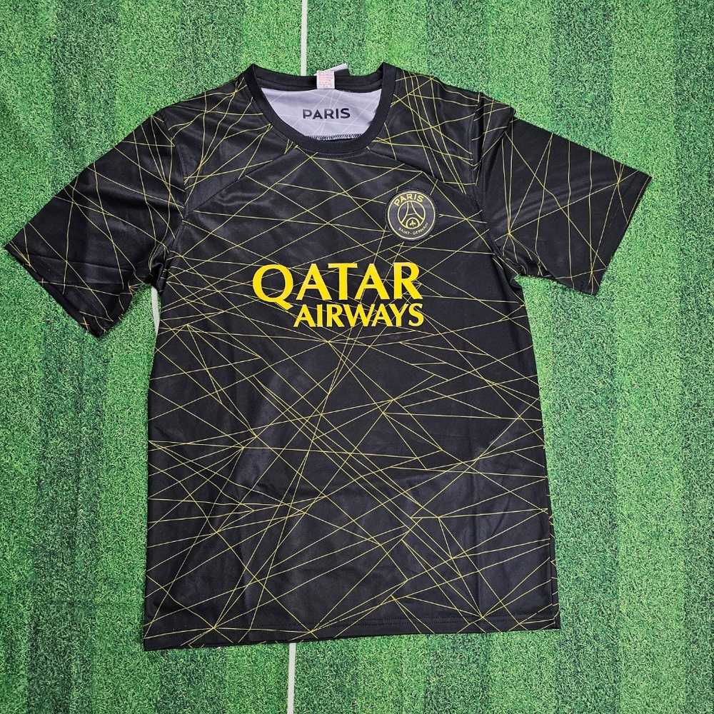 Paris Mens Soccer Jersey Playera de Paris Male Football
